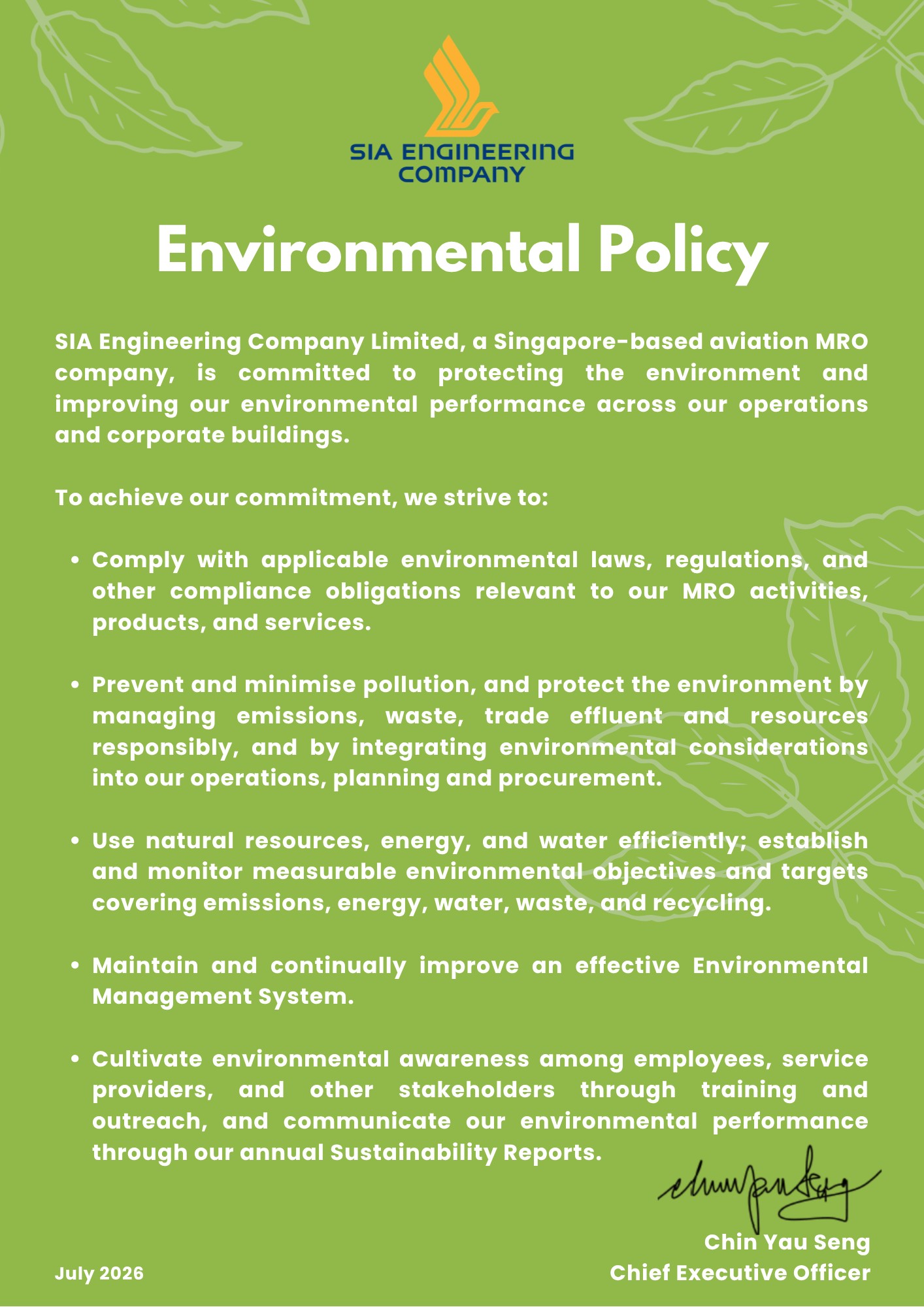 Environmental policy